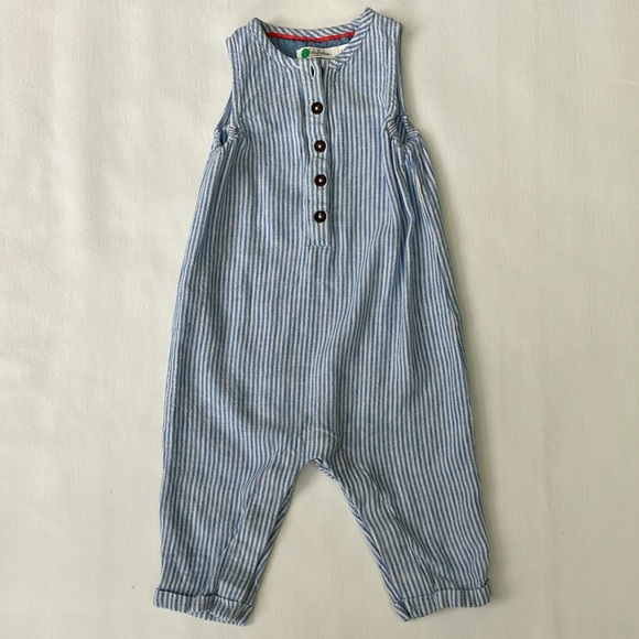 Baby Boden Linen Jumpsuit/Coveralls - Picture 1 of 8